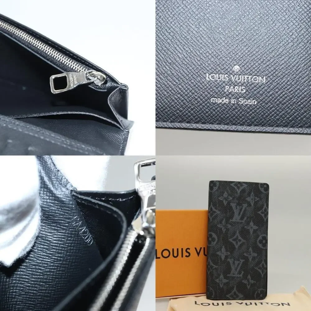 Louis Vuitton Monogram Pastel Portefeuille Braza Wallet Brown